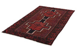 Afshar - Sirjan Персийски връзван килим 230x140 - Снимка 2