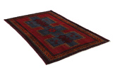 Afshar - Sirjan Персийски връзван килим 250x155 - Снимка 1