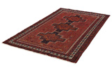 Afshar - Sirjan Персийски връзван килим 246x152 - Снимка 2