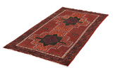 Afshar - Sirjan Персийски връзван килим 220x116 - Снимка 2