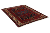 Afshar - Sirjan Персийски връзван килим 197x155 - Снимка 1