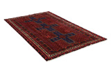 Afshar - Sirjan Персийски връзван килим 247x152 - Снимка 1