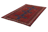 Afshar - Sirjan Персийски връзван килим 247x152 - Снимка 2
