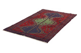 Afshar - Sirjan Персийски връзван килим 205x125 - Снимка 2