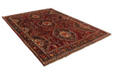 Qashqai Персийски връзван килим 300x212 - Снимка 1