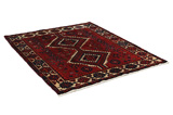 Enjelas - Hamadan Персийски връзван килим 193x153 - Снимка 1