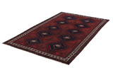 Afshar - Sirjan Персийски връзван килим 250x153 - Снимка 2
