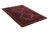 Afshar - Sirjan Персийски връзван килим 206x126 - Снимка 1