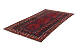 Afshar - Sirjan Персийски връзван килим 260x140 - Снимка 2