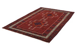 Afshar - Sirjan Персийски връзван килим 229x145 - Снимка 2
