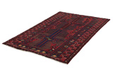 Afshar - Sirjan Персийски връзван килим 240x145 - Снимка 2