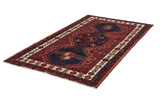 Afshar - Sirjan Персийски връзван килим 250x145 - Снимка 2