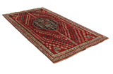 Qashqai - Shiraz Персийски връзван килим 298x156 - Снимка 1