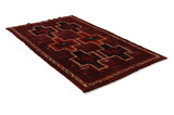 Sirjan - Afshar Персийски връзван килим 264x150 - Снимка 1