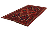 Sirjan - Afshar Персийски връзван килим 264x150 - Снимка 2