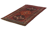 Afshar - Sirjan Персийски връзван килим 237x129 - Снимка 2