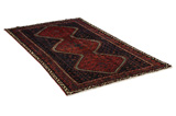 Afshar - Sirjan Персийски връзван килим 240x141 - Снимка 1