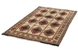 Qashqai Персийски връзван килим 189x122 - Снимка 2