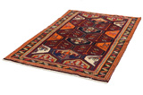 Bakhtiari Персийски връзван килим 197x129 - Снимка 2