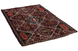 Qashqai Персийски връзван килим 200x121 - Снимка 1