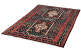 Jaf - Kurdi Персийски връзван килим 224x151 - Снимка 2