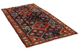 Bakhtiari Персийски връзван килим 233x127 - Снимка 1