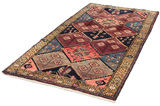 Bakhtiari Персийски връзван килим 237x125 - Снимка 2