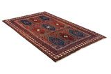 Afshar - Sirjan Персийски връзван килим 245x147 - Снимка 1