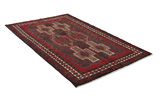 Afshar - Sirjan Персийски връзван килим 240x146 - Снимка 1