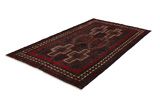 Afshar - Sirjan Персийски връзван килим 240x146 - Снимка 2
