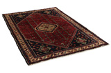 Qashqai Персийски връзван килим 217x140 - Снимка 1
