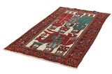 Bakhtiari Персийски връзван килим 223x123 - Снимка 2