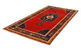 Tuyserkan - Hamadan Персийски връзван килим 243x125 - Снимка 2