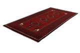 Turkaman Персийски връзван килим 246x128 - Снимка 2