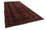 Turkaman Персийски връзван килим 375x163 - Снимка 1