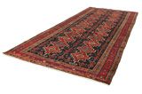 Turkaman Персийски връзван килим 375x163 - Снимка 2