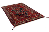 Lori - Bakhtiari Персийски връзван килим 210x132 - Снимка 1