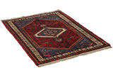 Zanjan Персийски връзван килим 134x92 - Снимка 1
