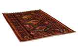 Qashqai Персийски връзван килим 190x140 - Снимка 1