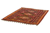 Qashqai Персийски връзван килим 190x140 - Снимка 2