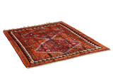 Lori - Qashqai Персийски връзван килим 186x147 - Снимка 1