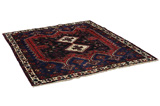 Afshar - Sirjan Персийски връзван килим 208x170 - Снимка 1