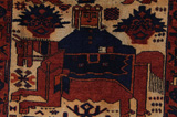 Bakhtiari Персийски връзван килим 380x138 - Снимка 6