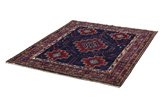 Afshar - Sirjan Персийски връзван килим 210x161 - Снимка 2