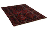 Lori - Qashqai Персийски връзван килим 185x138 - Снимка 1