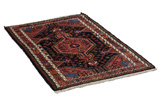 Tuyserkan - Hamadan Персийски връзван килим 135x88 - Снимка 1