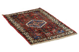 Borchalou - Hamadan Персийски връзван килим 83x56 - Снимка 1