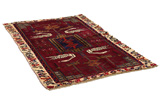 Lori - Bakhtiari Персийски връзван килим 210x125 - Снимка 1