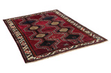 Lori - Qashqai Персийски връзван килим 206x147 - Снимка 1