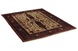 Afshar - Sirjan Персийски връзван килим 192x155 - Снимка 1